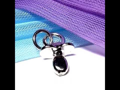 Video of a Dummy Charm Sterling Silver Charm