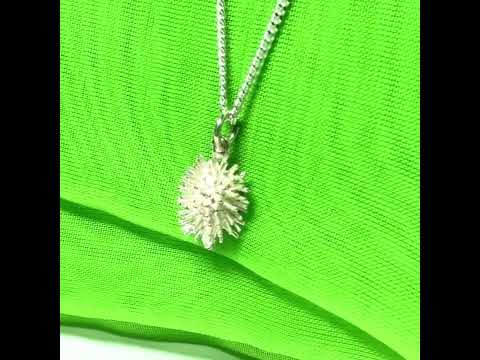 Hedgehog Necklace Sterling Silver Pendant