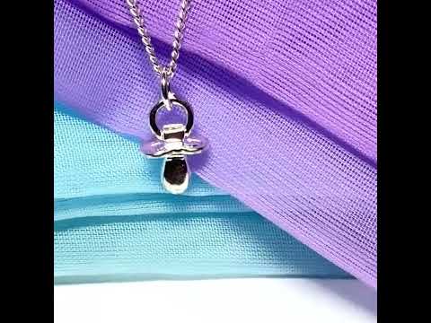 Video of a Dummy Charm Sterling Silver Necklace Pendant