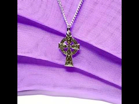 Sterling Silver Celtic Cross Including Chain