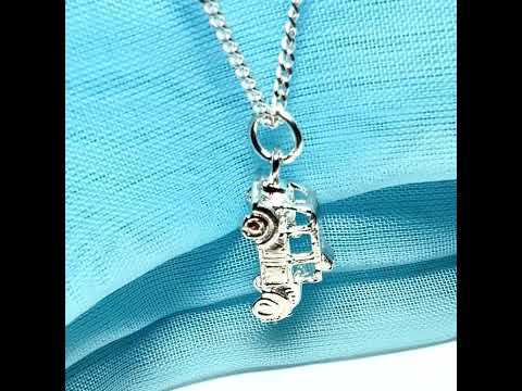 Men’s necklace London Taxi solid sterling silver including chain