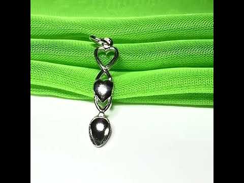 Love Spoon Necklace Sterling Silver Charm