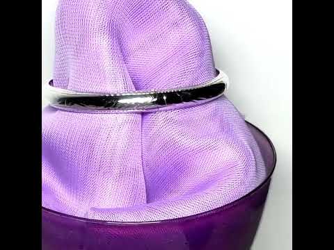 Video of a 925 Sterling Silver Engraved Baby's Hinged Bangle With Safety Chain