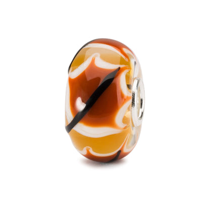 Red Leaf Trollbeads TGLBE-20127 Glass Bead