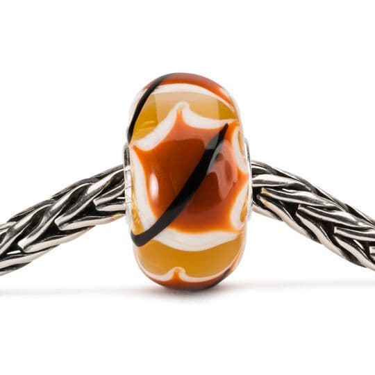 Red Leaf Trollbeads TGLBE-20127 Glass Bead