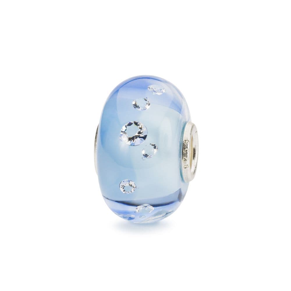 Shades Of Sparkle Pacific Blue Trollbeads Glass Bead Limited Edition TGLBE-00209