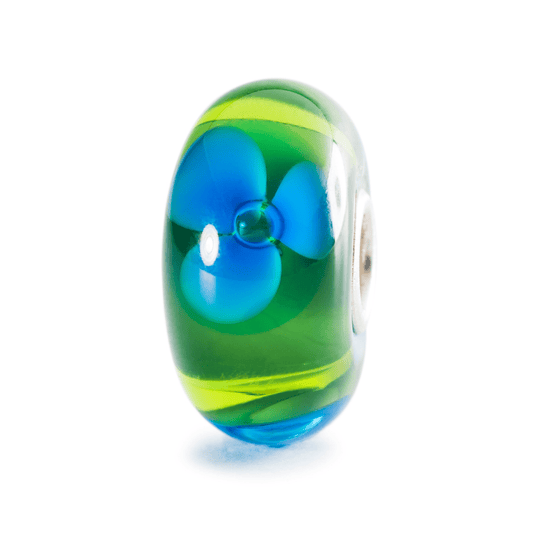 Trollbeads Brook Flowers Glass Bead TGLBE-10189