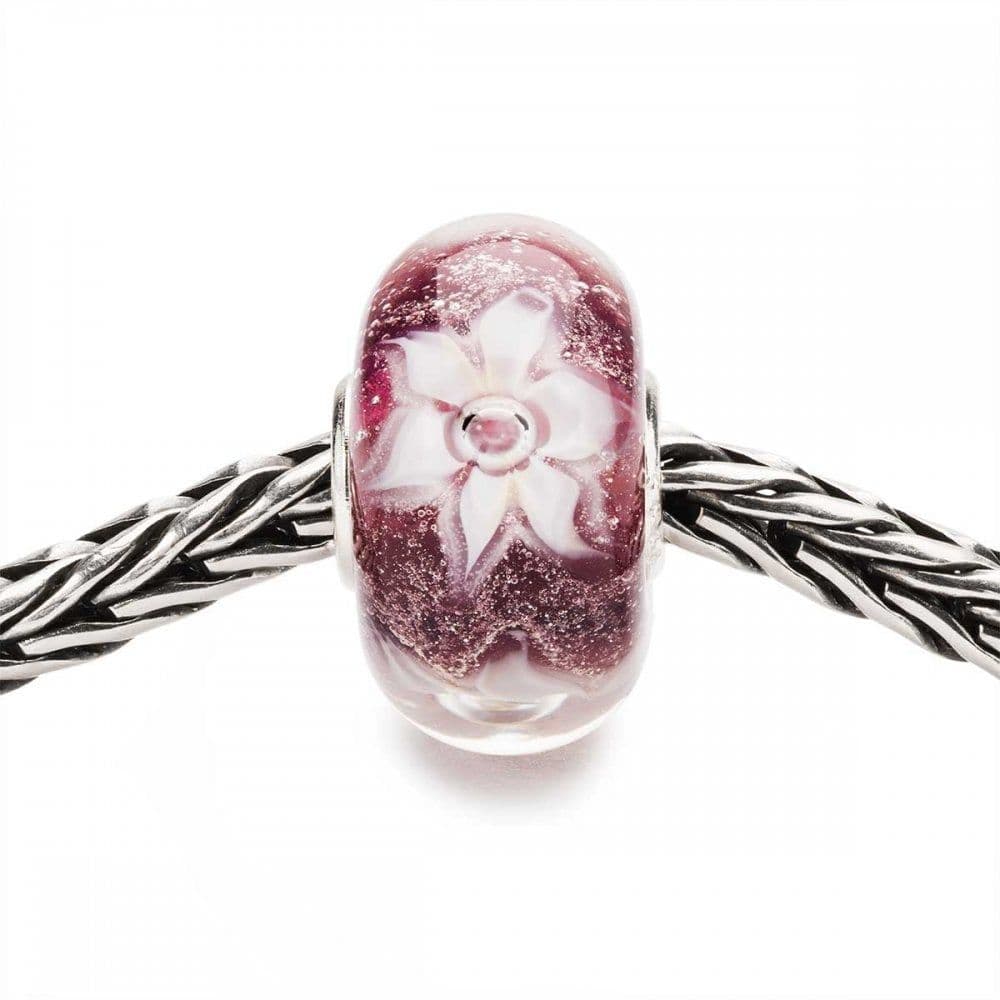 Trollbeads Flowers Of Purity TGLBE-20125 Limited Edition Peoples Unique 2020 Glass Bead