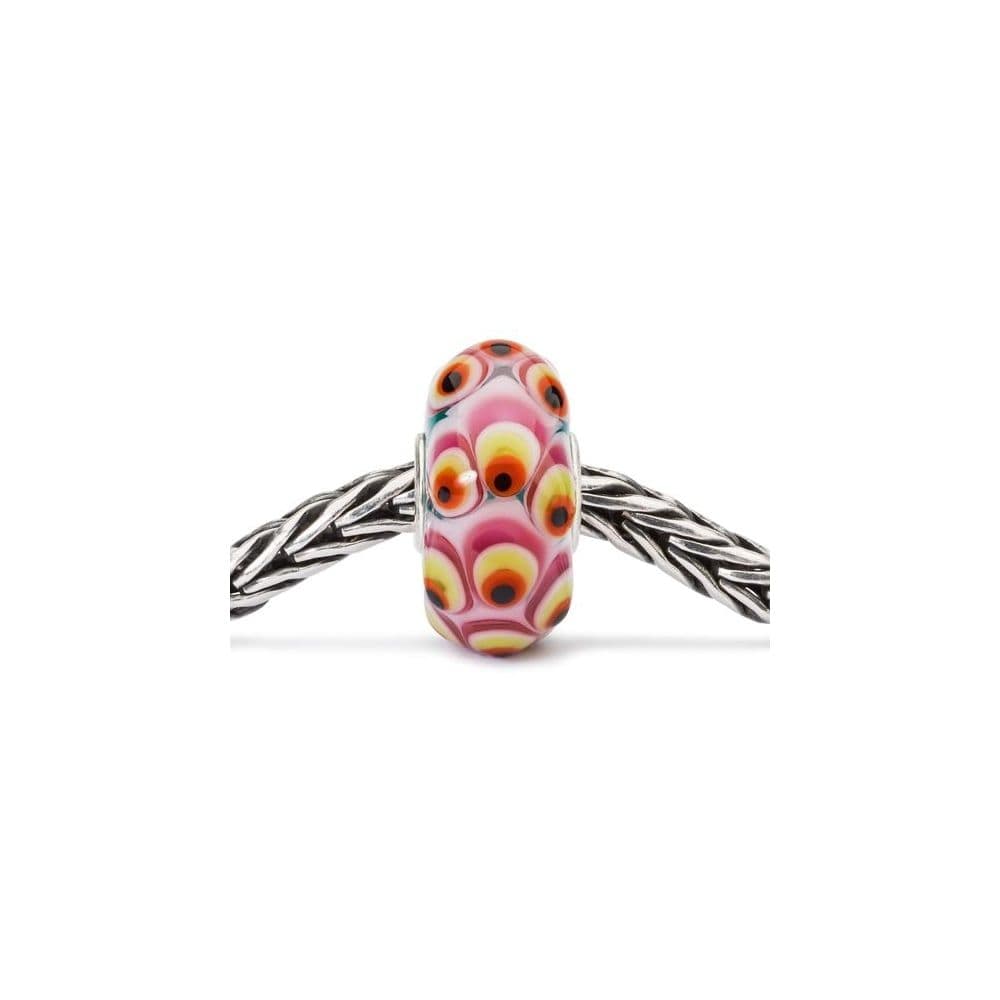 Trollbeads Garnet Feathers Glass Bead Spring Collection 2018 TGLBE-10421