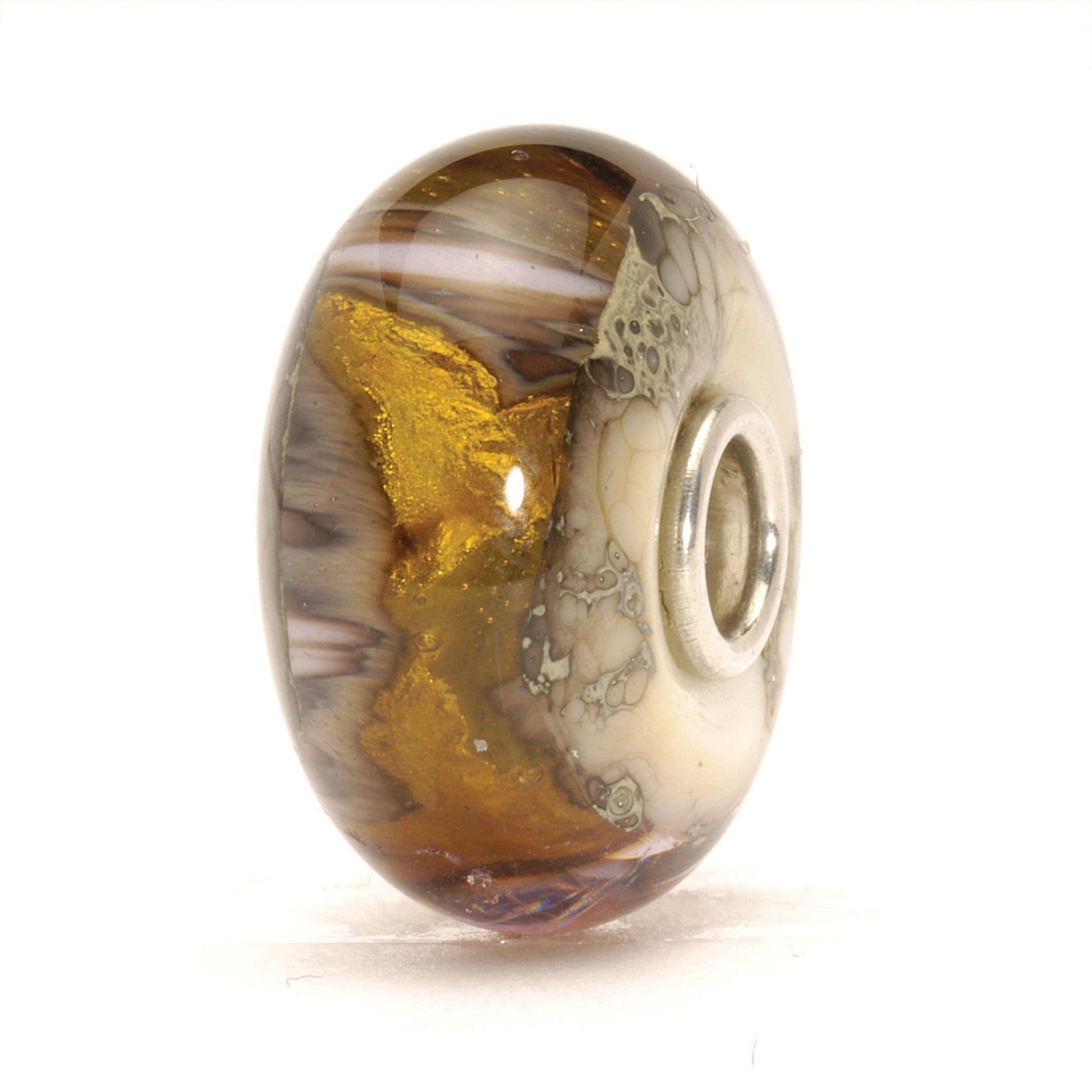 Trollbeads Golden Cave Glass Bead TGLBE-20047