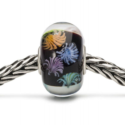 Trollbeads New Year Celebration TGLBE-20147 Limited Edition Multi coloured Fireworks Glass Bead