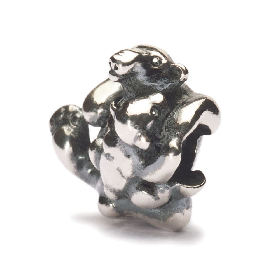 Trollbeads Polar Bear & Baby Sterling Silver Bead 11366