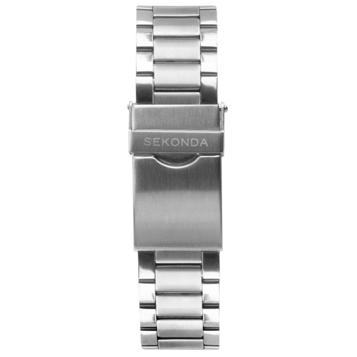 1640 Sekonda Men's Round  Blue Stainless Steel Bracelet Watch With Date Feature