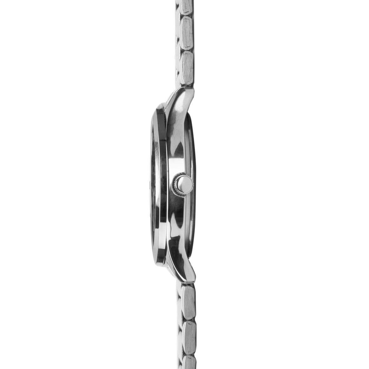 1640 Sekonda Men's Round  Blue Stainless Steel Bracelet Watch With Date Feature