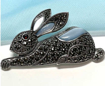 Rabbit brooch