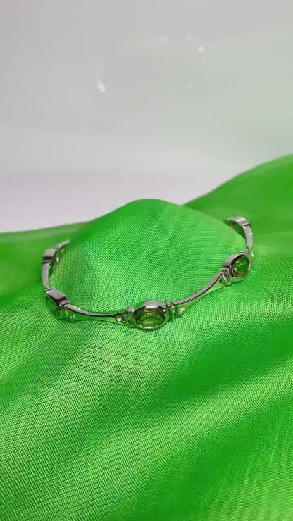 Peridot bracelet