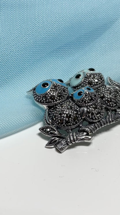 Owl brooch