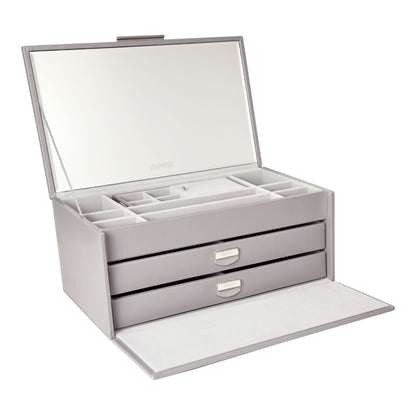 Dulwich Designs Notting Hill Large Grey Jewellery Box 71176