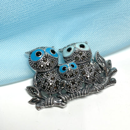 Owl brooch