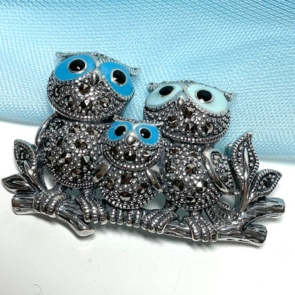 Owl brooch