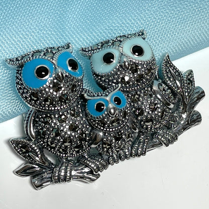 Owl brooch