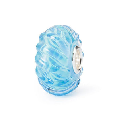 Azure Ripples bead Limited Edition Trollbeads Glass