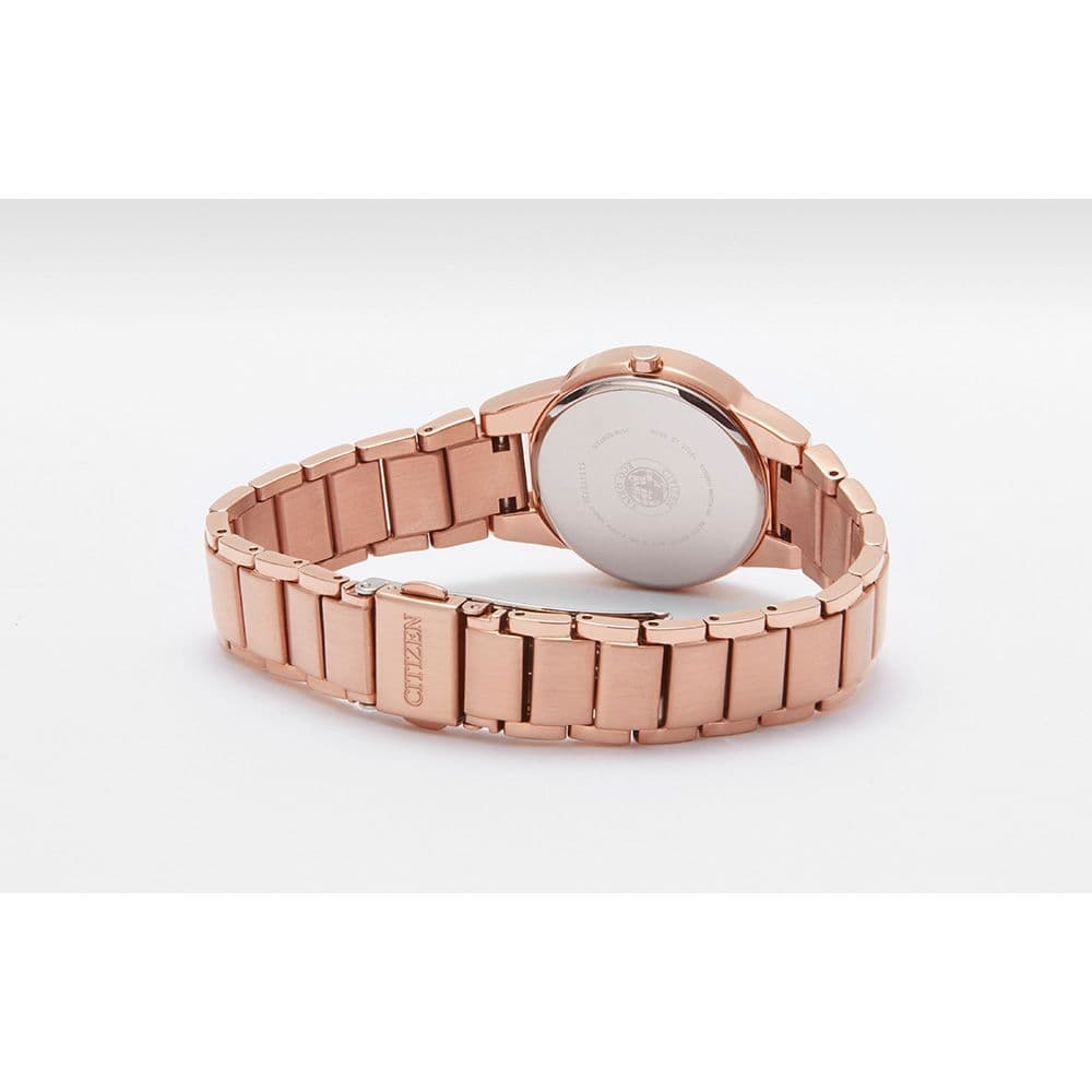 Citizen rose gold on sale watch and bracelet set