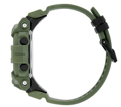 GBD-800UC-3ER Round Green Casio Watch G-SQUAD Utility Colour G Shock Men's Rubber Strap Digital