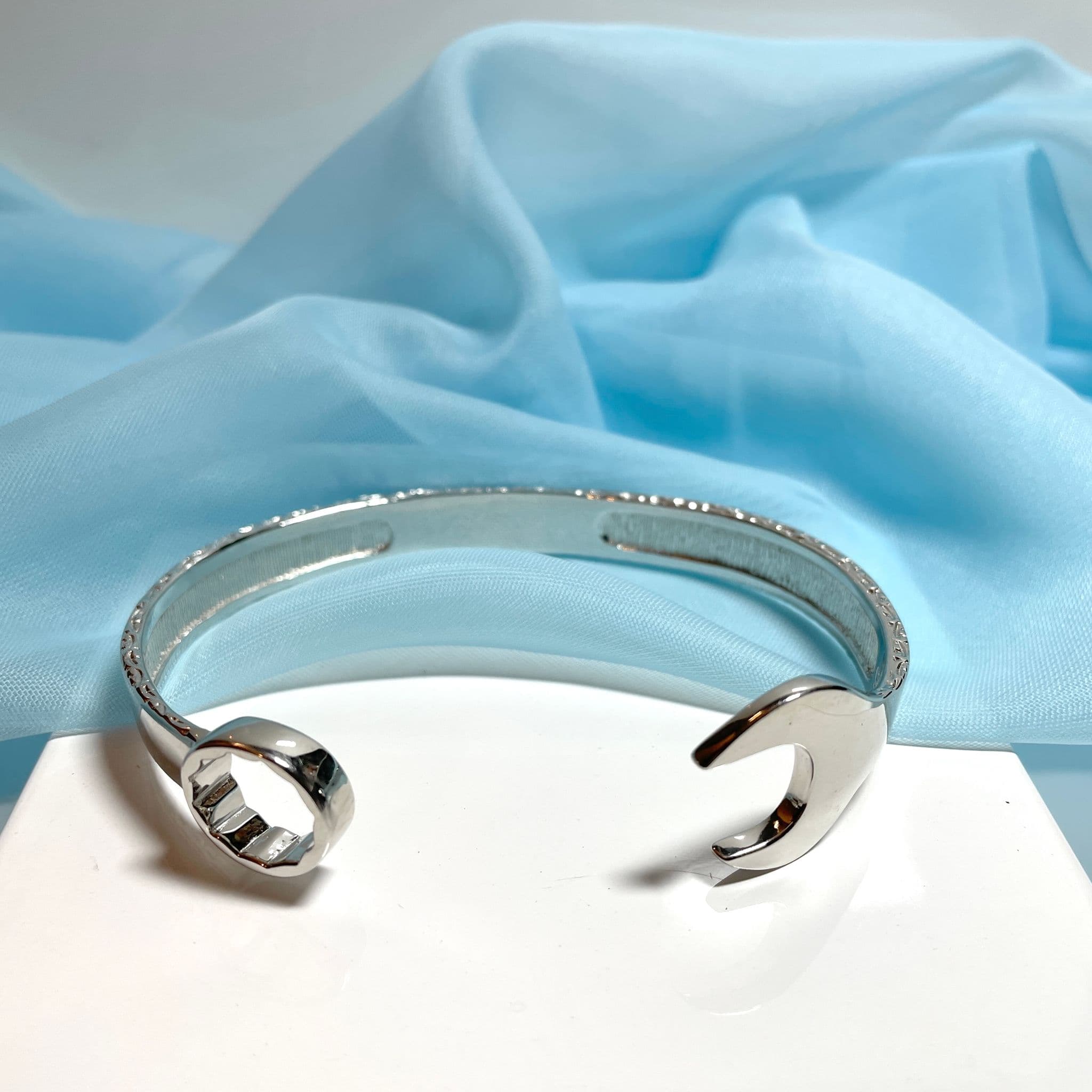 Silver hot sale spanner bangle