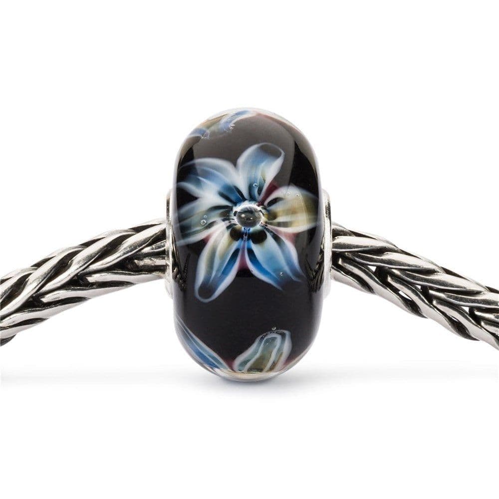 Resilience Flower Bead Trollbeads TGLBE-20291 Limited Edition Glass Bead-