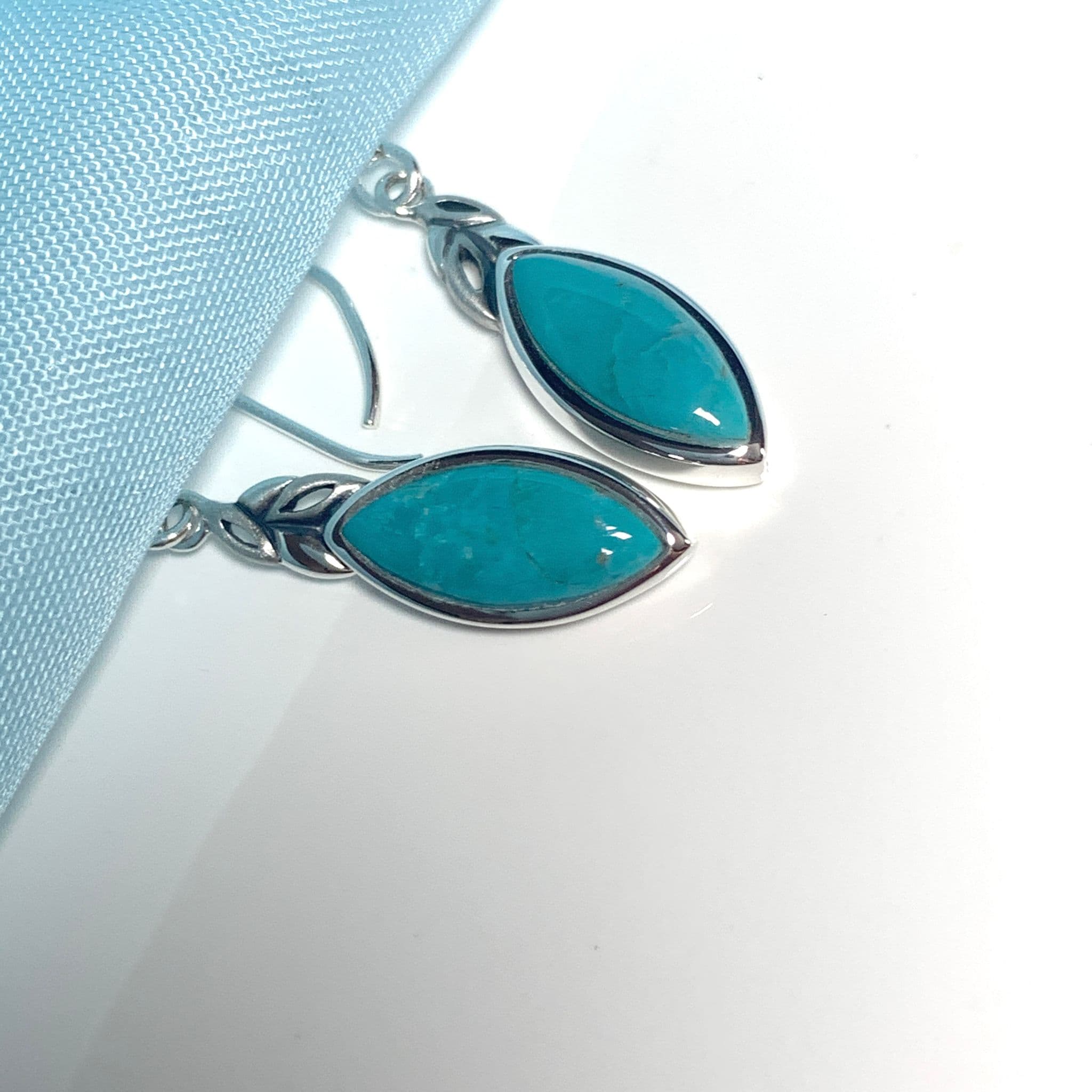 Sterling silver hot sale turquoise earrings